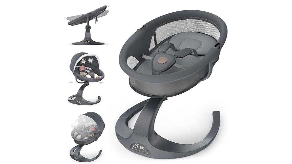 portable rotating baby swing