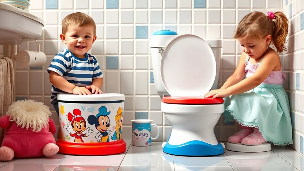 potty training difficulties encountered