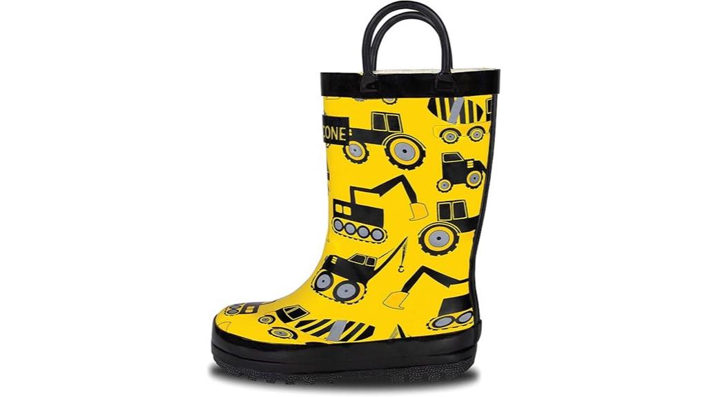 premium rubber rain boots
