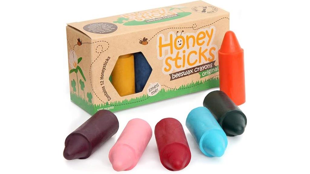 pure beeswax non toxic crayons