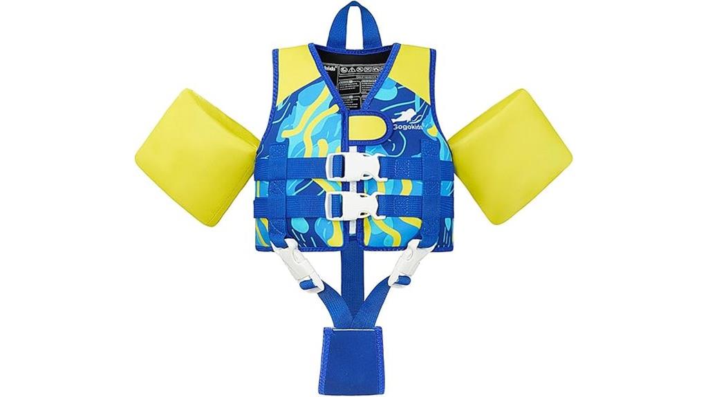 removable floats swim vest
