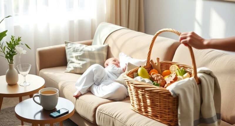 request postpartum support assistance
