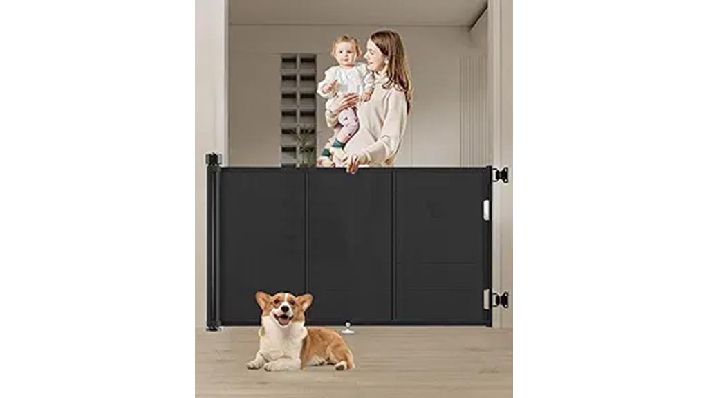 retractable baby and pet gate