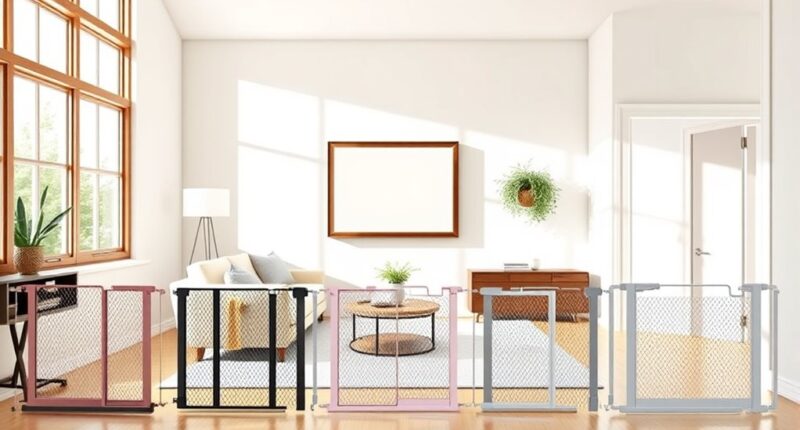 retractable baby gate options