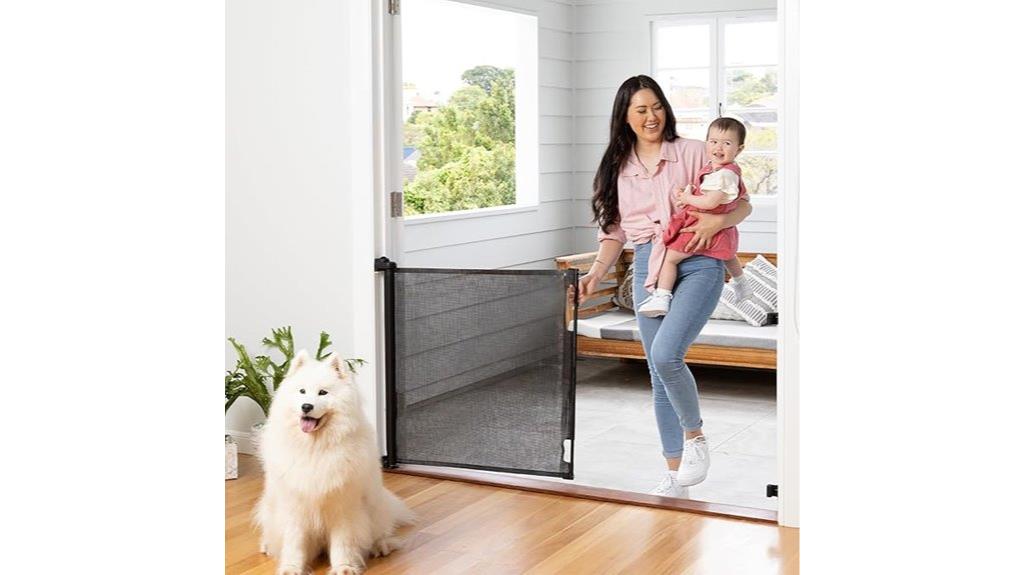 retractable safety gate solution