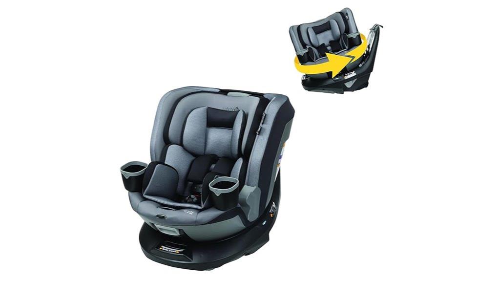 rotating convertible car seat