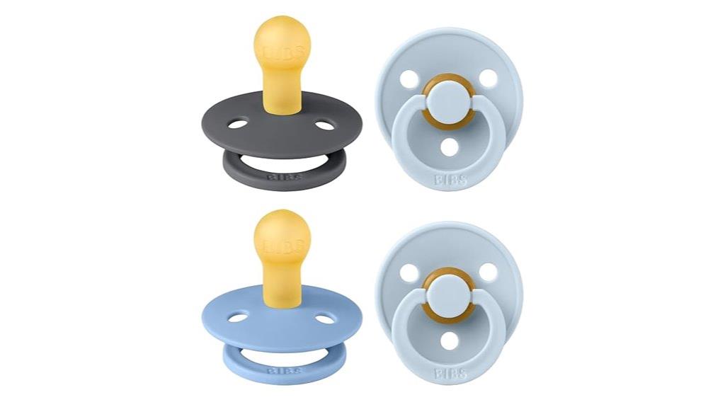 round nipple baby pacifiers