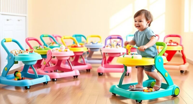 safe and fun baby walkers