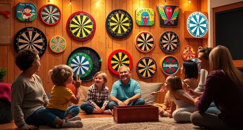 safe and fun dart boards