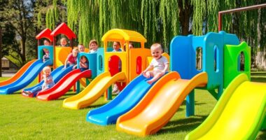 safe outdoor toddler slides