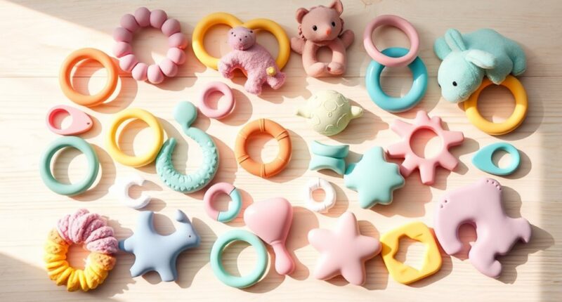 safe soothing teething toys