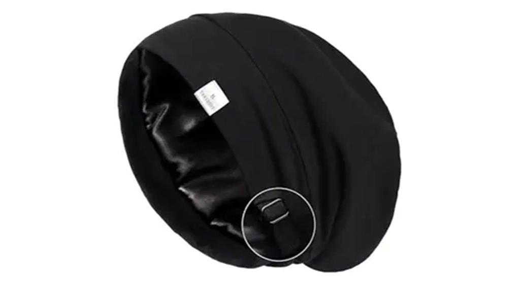 satin lined slouchy beanie