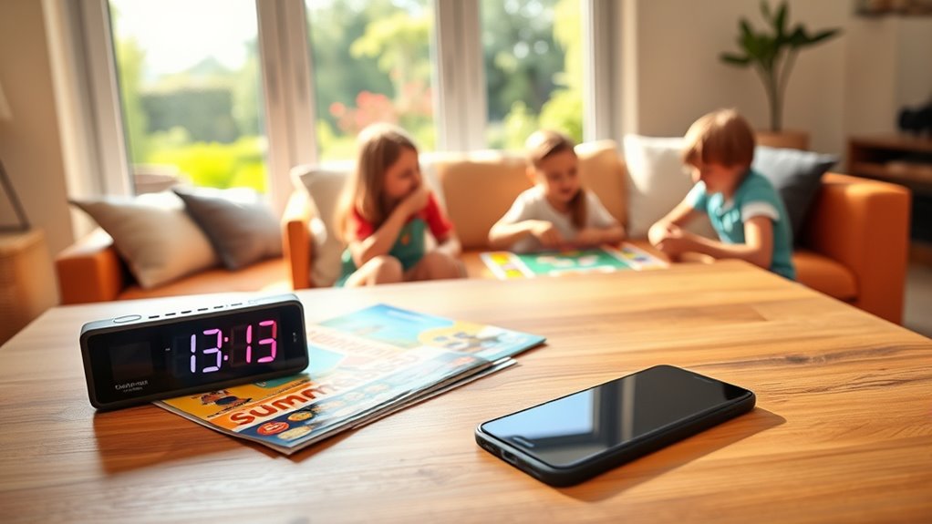 screen time guidelines for summer