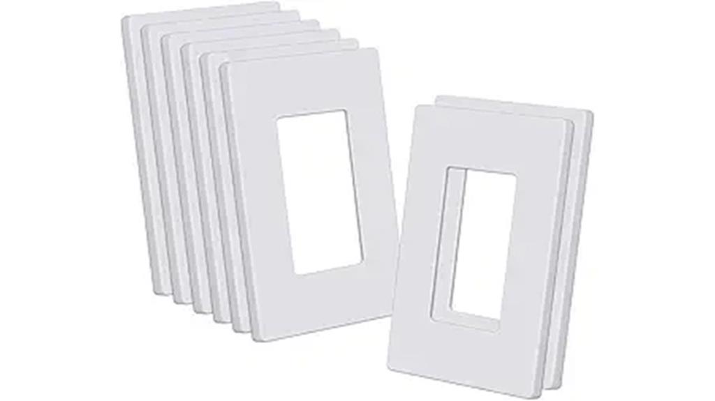 screwless wall plate pack