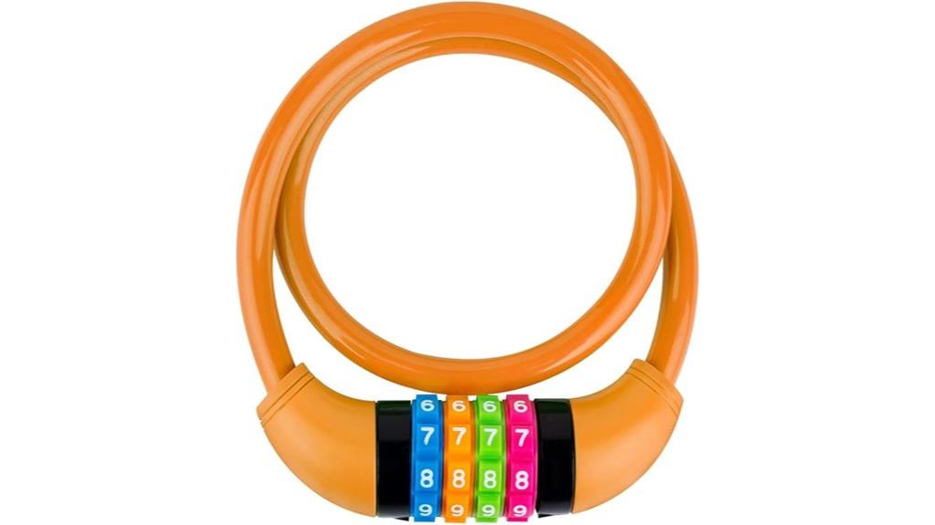 secure bicycle cable lock