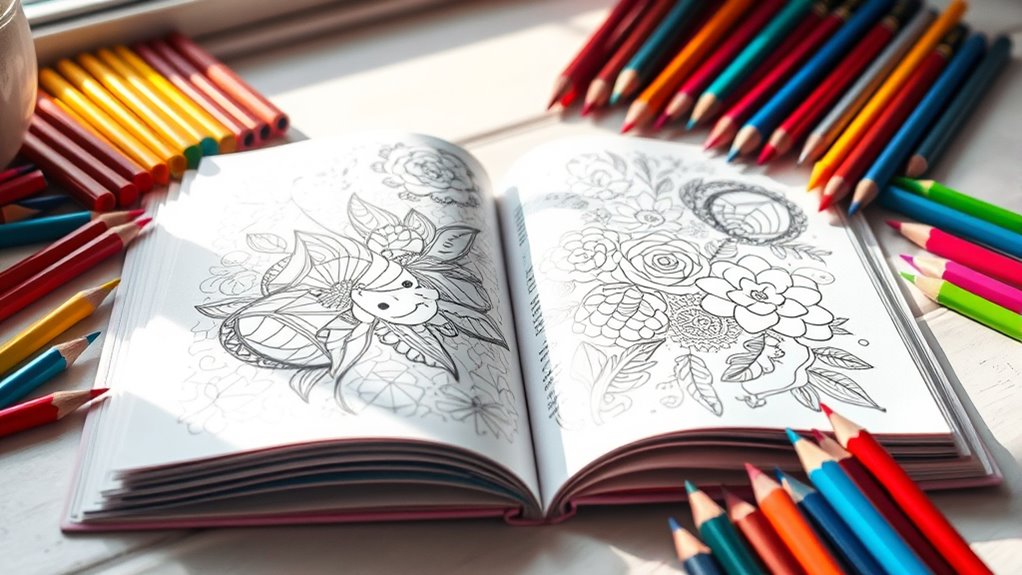 selecting appropriate coloring books