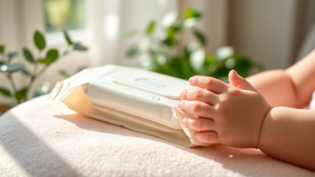 selecting baby wipe essentials