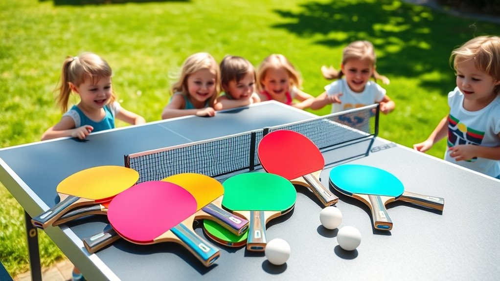 selecting kids table tennis