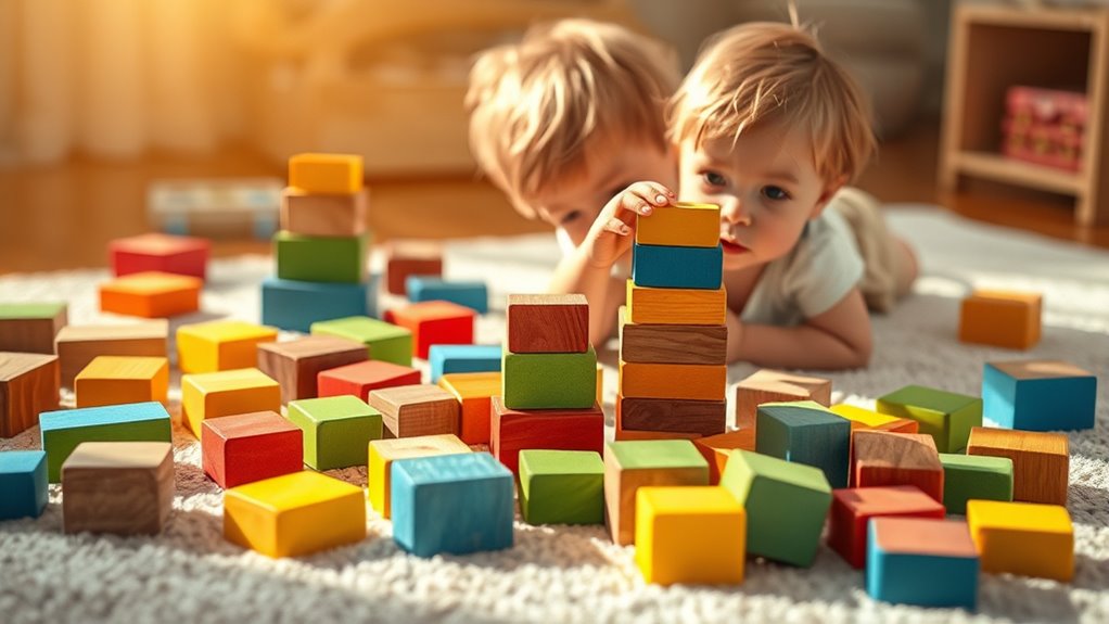 selecting toddler block sets