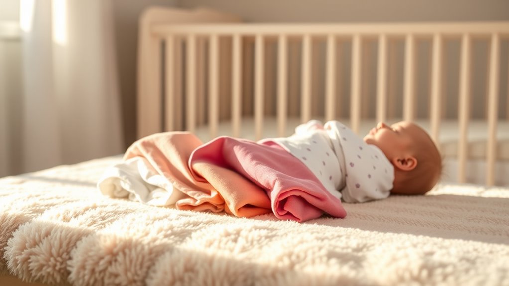 selecting velcro swaddle features
