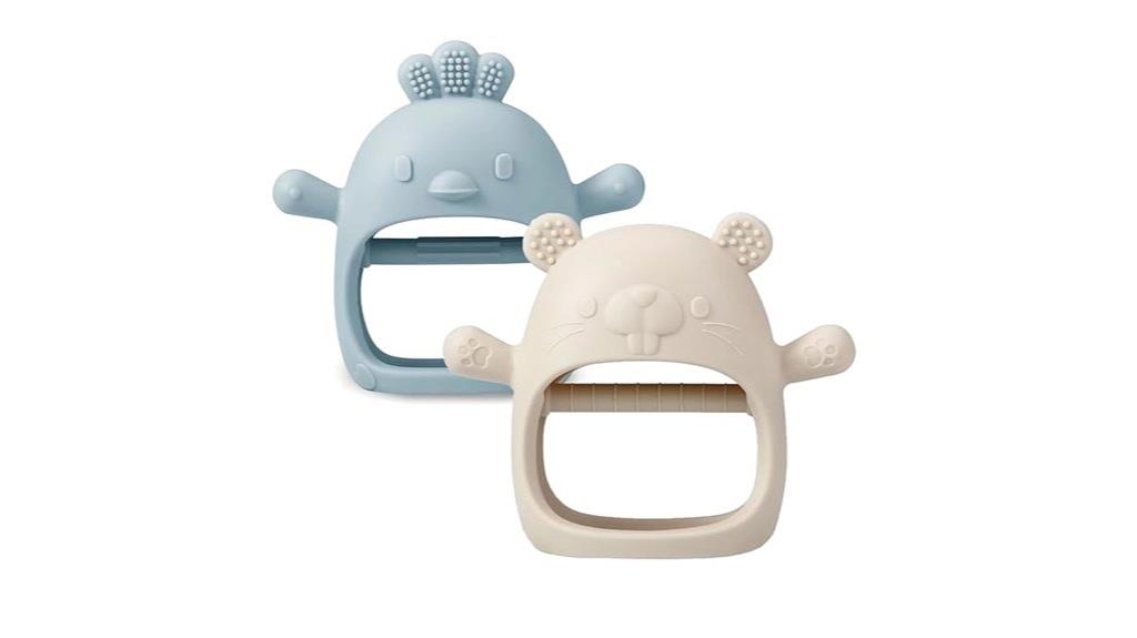 silicone baby teething toys