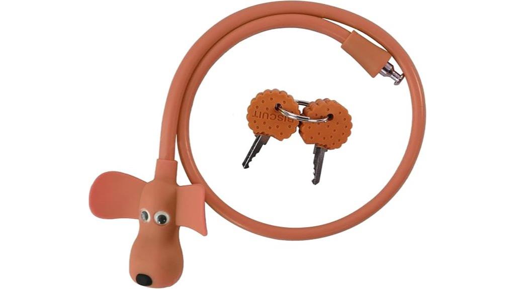 silicone covered bike lock