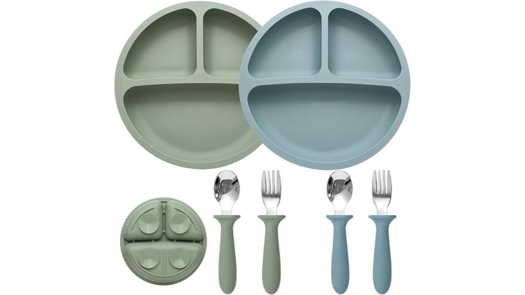silicone divided suction plates