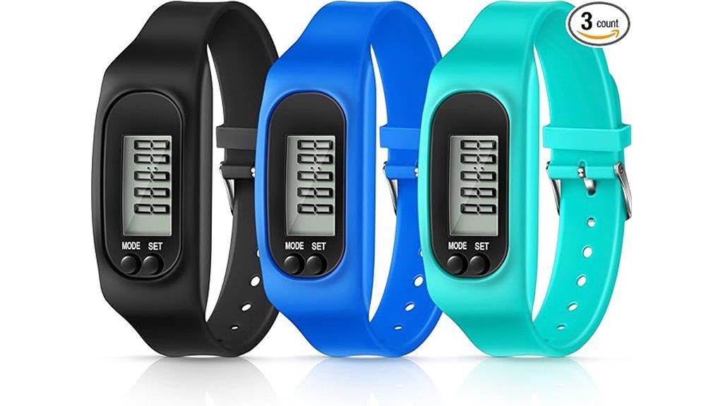 silicone fitness tracker watches