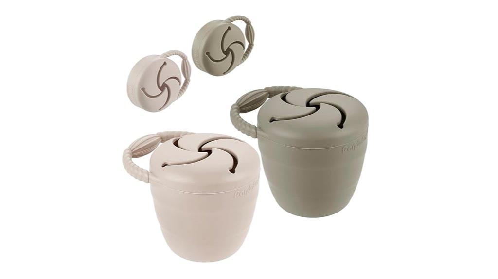 silicone snack containers toddlers