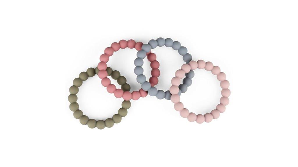 silicone teether rings for infants