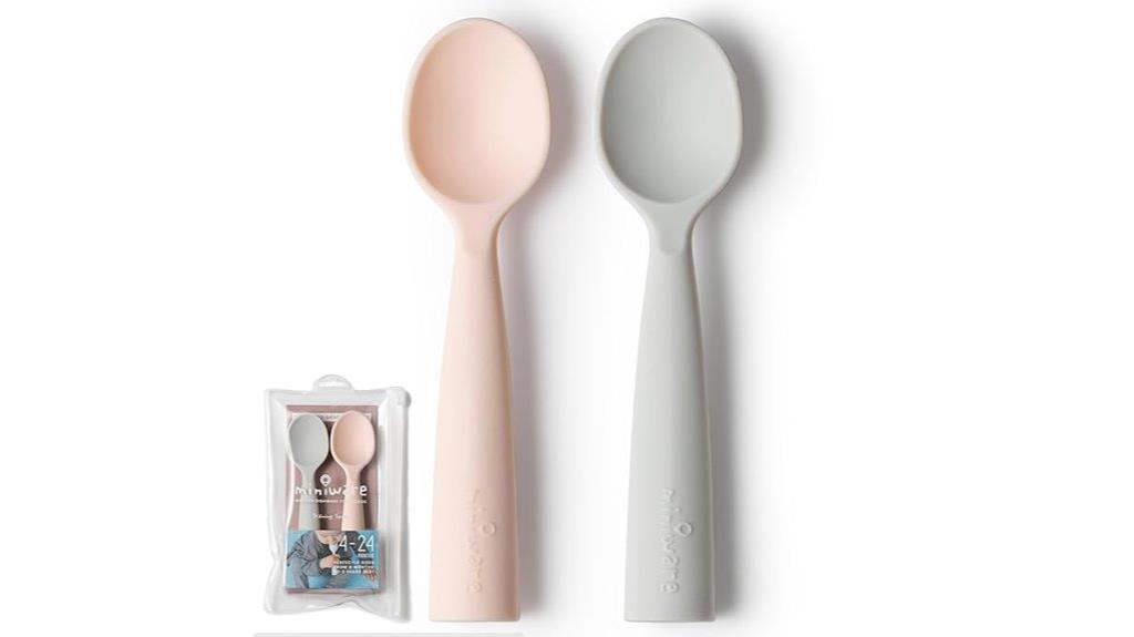 silicone training spoon set