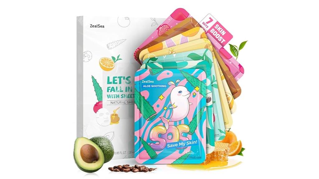 skincare face masks set