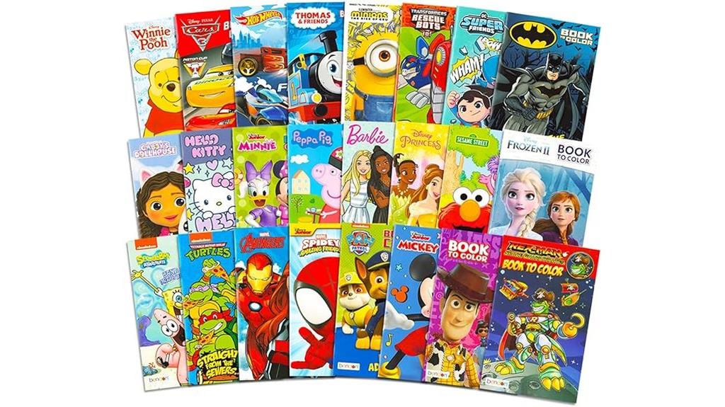 small coloring books pack