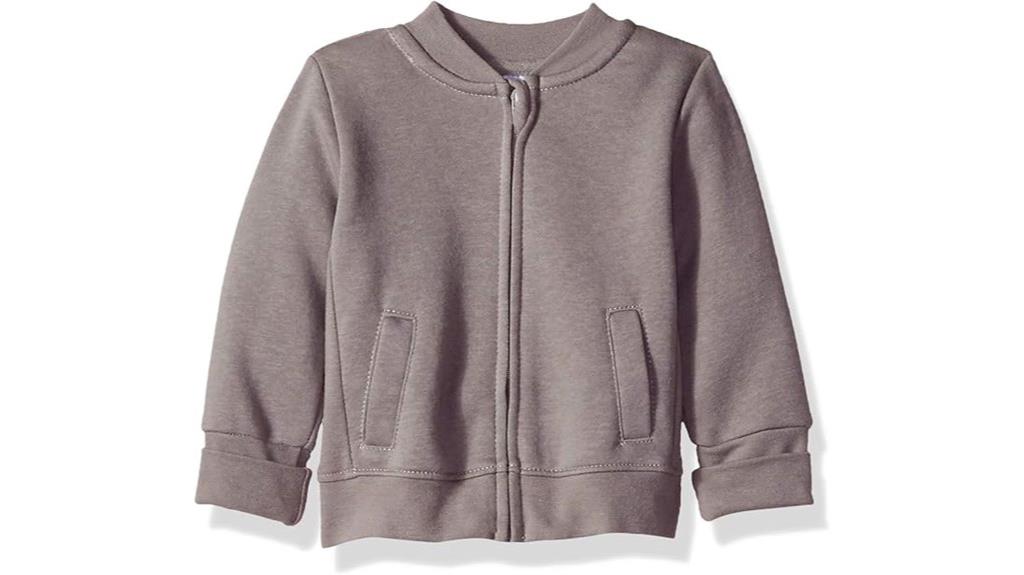 soft fleece zip up jacket