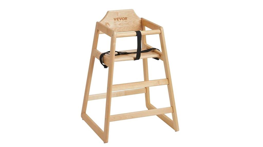 solid wood baby booster