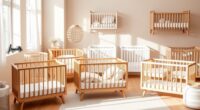 space saving mini cribs