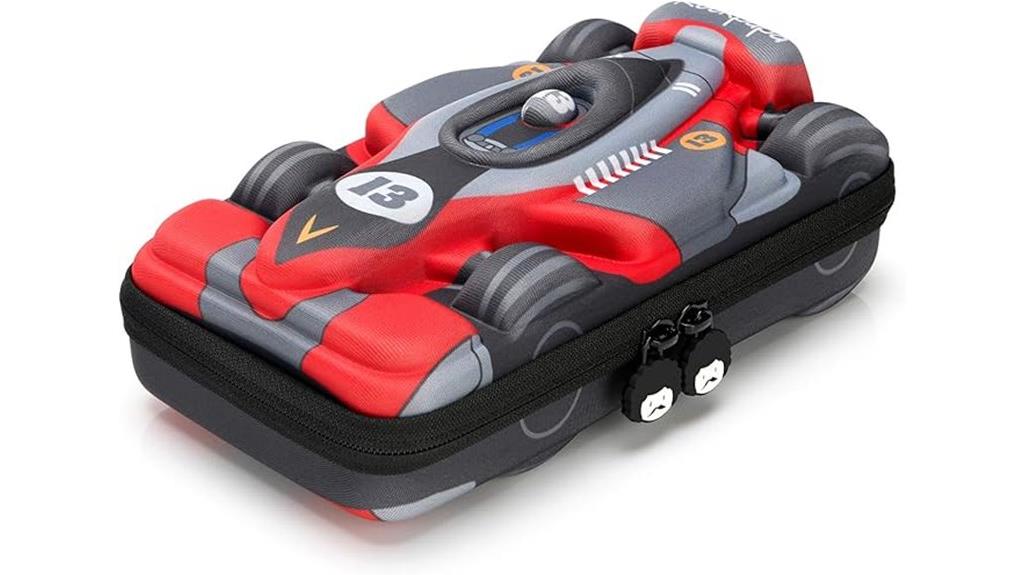 spacious race car pencil case