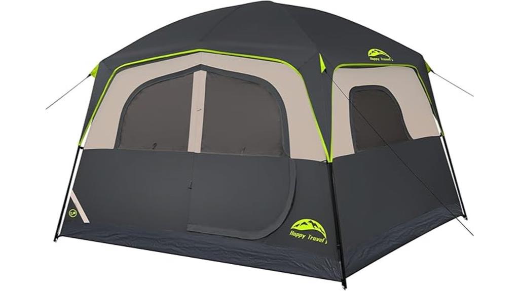 spacious tent for camping