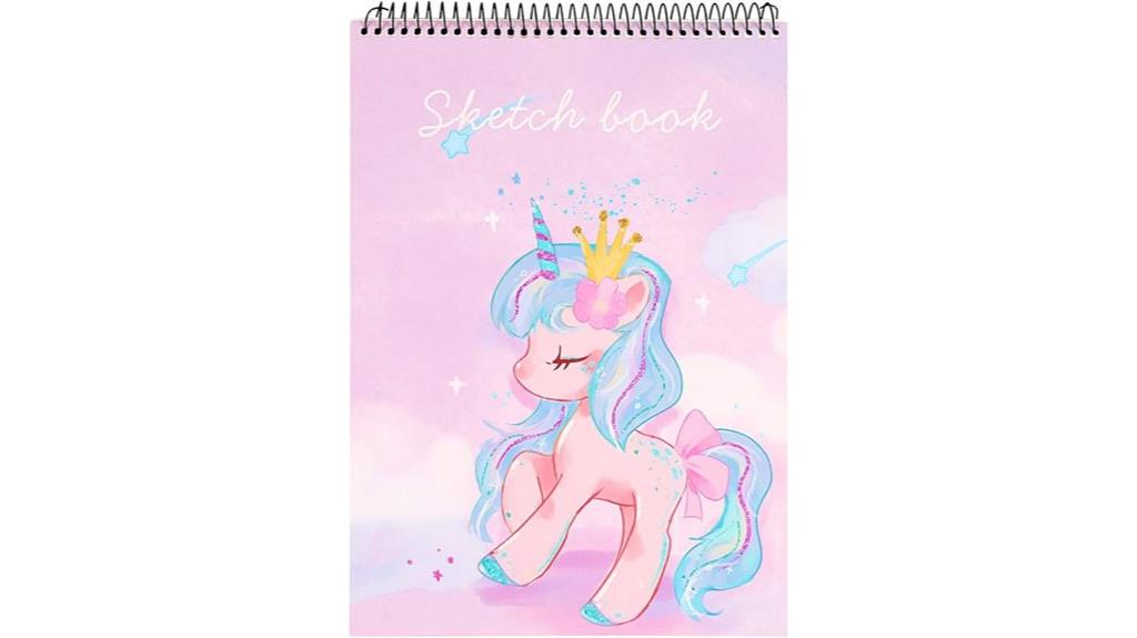 spiral bound artist sketchbook