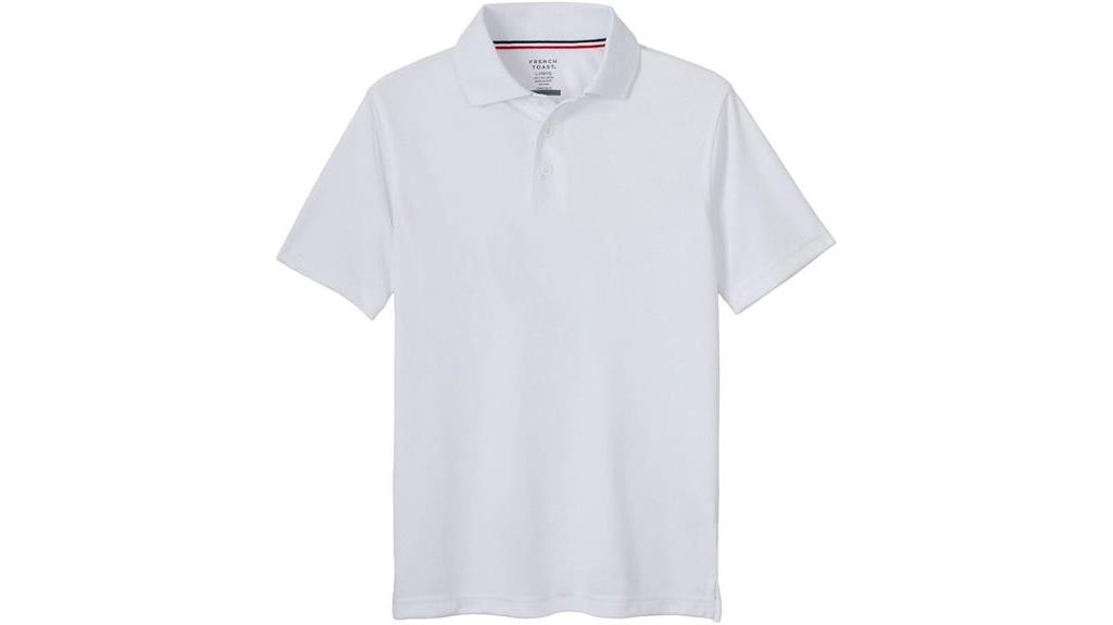 sporty short sleeve polo