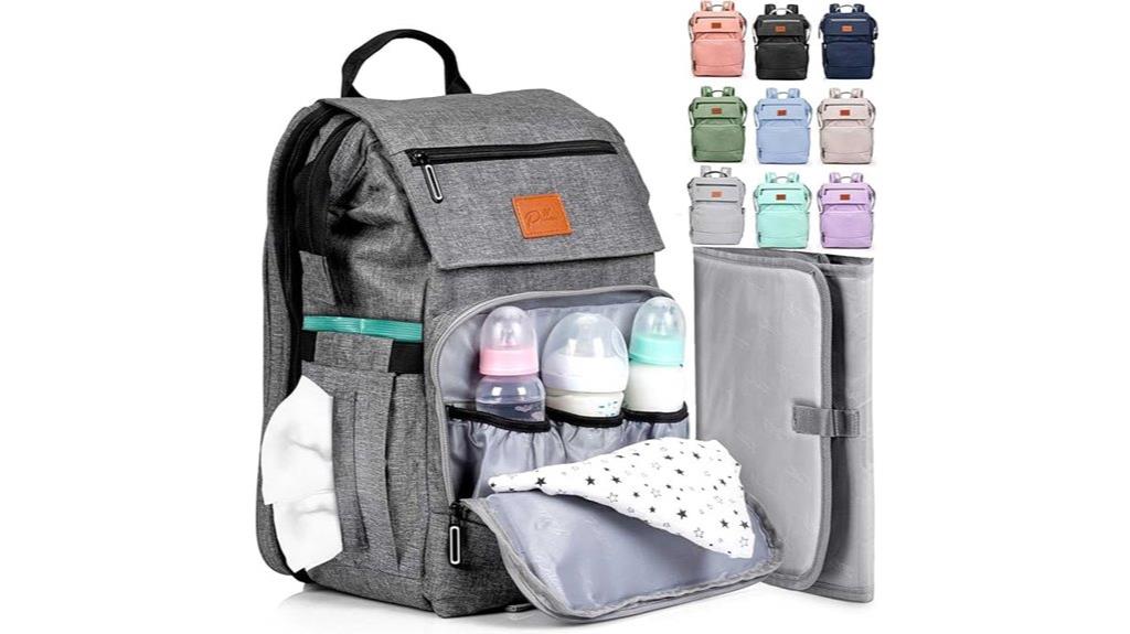 stylish functional diaper bag