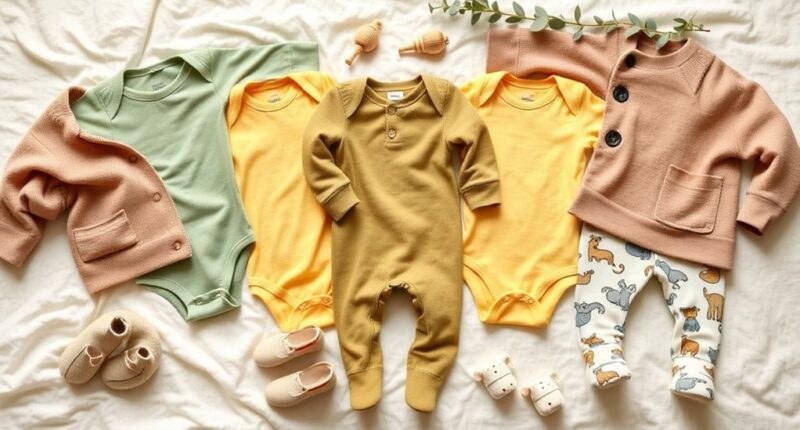 stylish gender neutral baby clothing