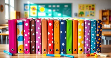 stylish homework organization binders