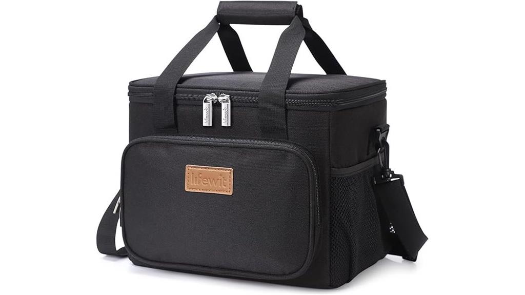 stylish insulated lunch bag