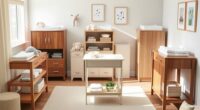 stylish nursery organization solutions