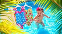 stylish one piece baby swimsuits