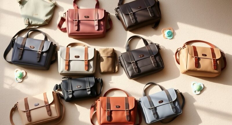 stylish practical diaper bags