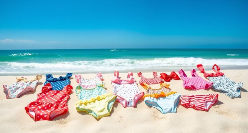 stylish summer baby swimsuits