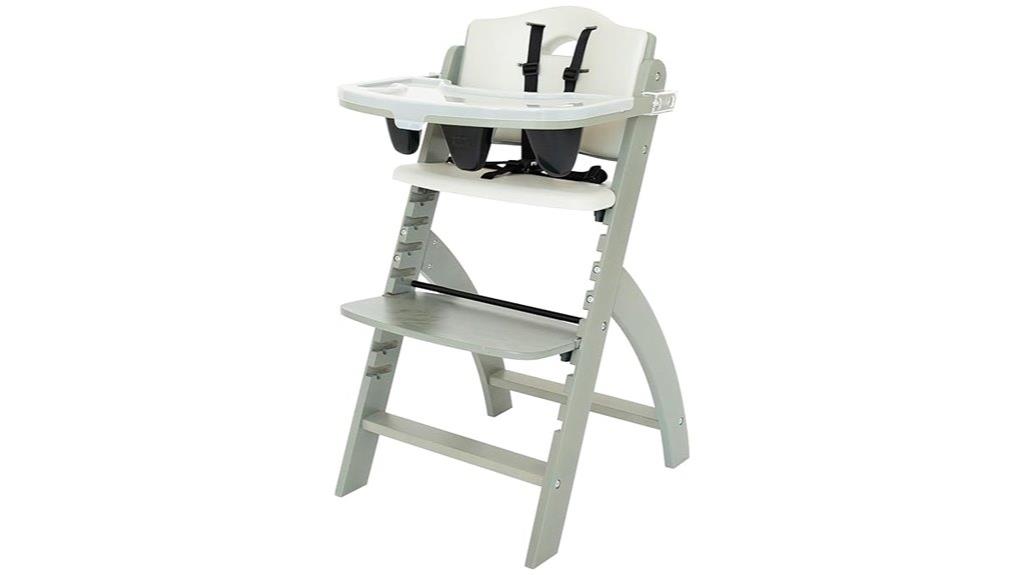 stylish wooden high chair