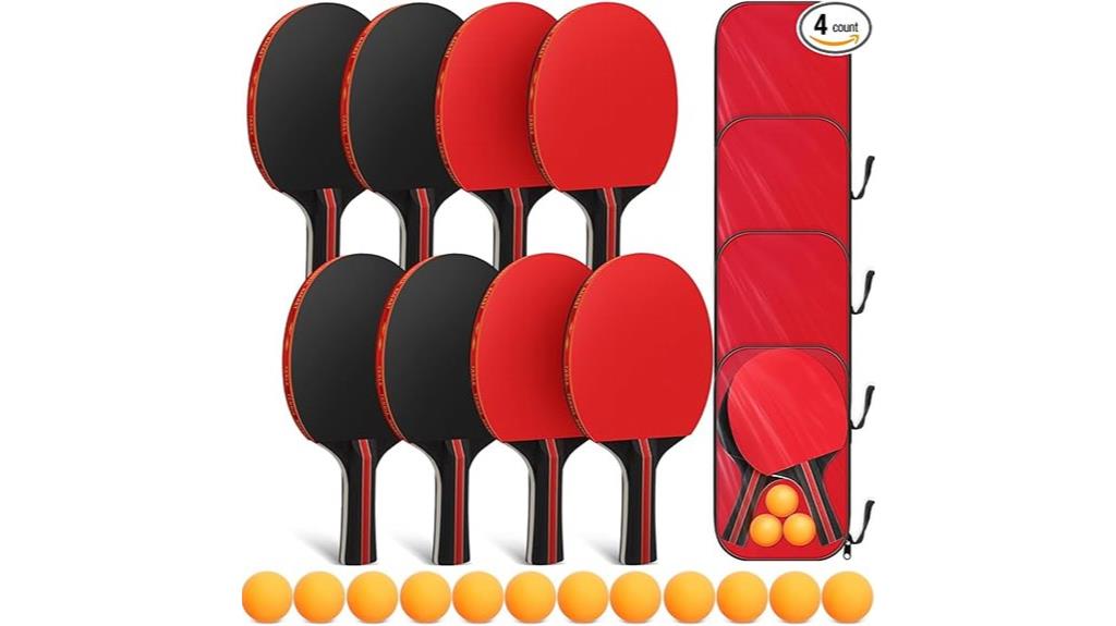 table tennis equipment set